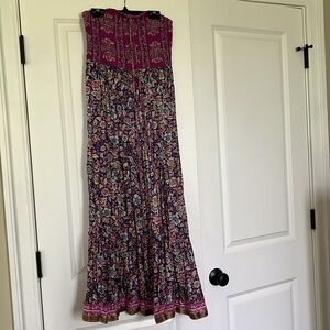 Meave silk summer dress from Anthropologie.